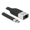 FPC plochý kábel DeLOCK 86936 USB Type-C na Gigabit LAN 15 cm