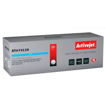 Activejet ATH-F411N toner (náhrada za HP 410A CF411A; Supreme; 2300 strán; azúrová)