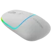 Canyon MW-22 CNS-CMSW22SW myš – 2-in-1 Bluetooth/2,4 GHz – optická – 800/1200/1600 DPI – 4 tlačidlá – RGB podsvietenie – nabíjacia – snehovo-biela