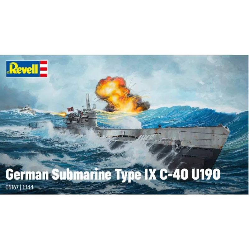 Plastový model German Submarine T.IX C/40 1/144