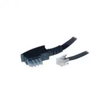S/CONN 6m TAE-N - RJ12 čierny transparentný TC 70166 ShiverPeaks