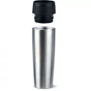 Cestovný hrnček EMSA Classic Grande nehrdzavejúca oceľ, 0,5 l, nepriepustný termohrnček