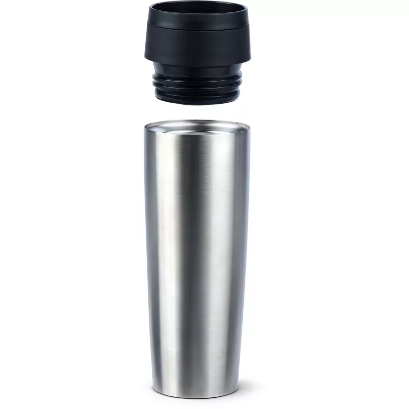 Cestovný hrnček EMSA Classic Grande nehrdzavejúca oceľ, 0,5 l, nepriepustný termohrnček