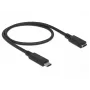 USB kábel DeLOCK 85532 USB 3.2 Gen 1 0,5 m USB-C čierny