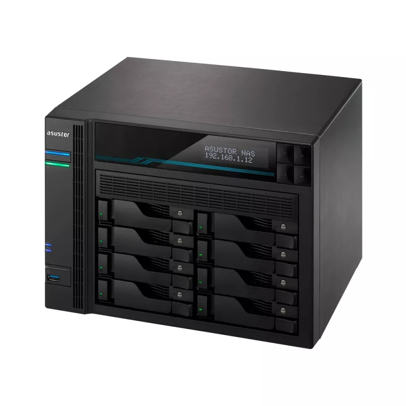 Asustor AS6508T NAS tower Intel Atom® C3538 8 GB DDR4 0 TB ADM čierna