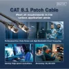 Digitus DK-1843-005 CAT 8.1 S/FTP prepojovací kábel 0,5 m, čierny