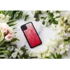 Puzdro na smartfón iKins pre iPhone 11 Pro Max – pink lake s čiernym okrajom