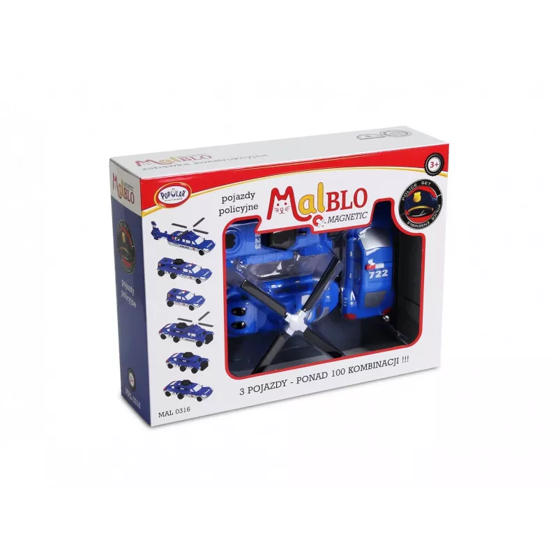 Sada vozidiel Popular Playthings Mix or Match Vehicles Police