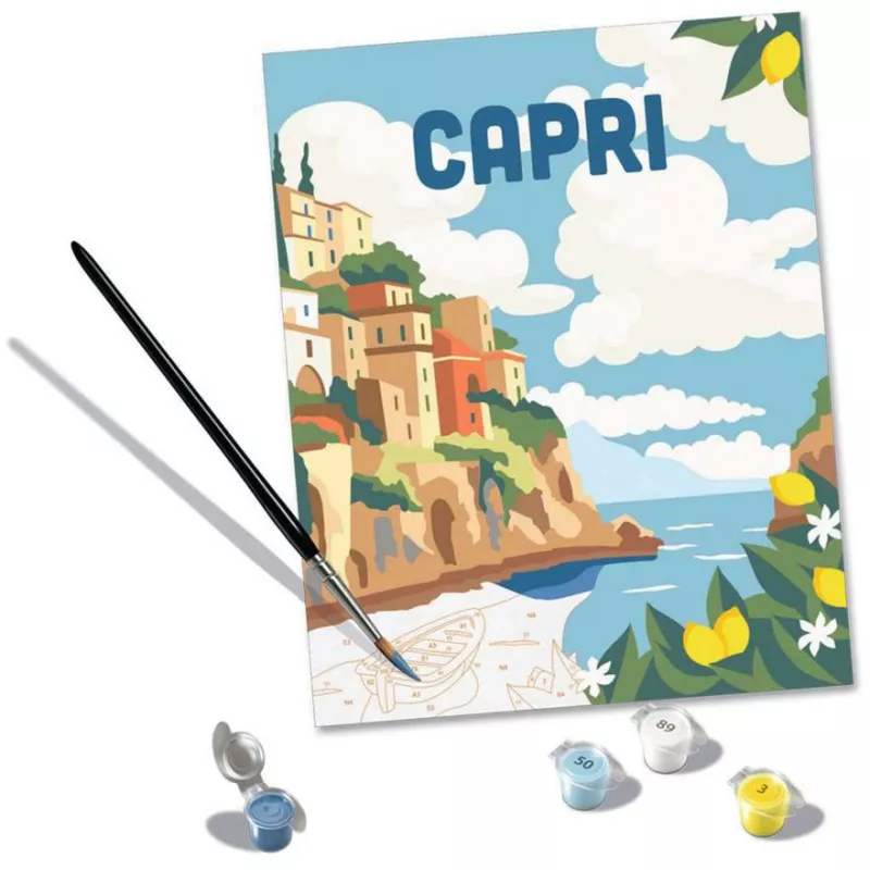 Maliarska sada Ravensburger CreArt Capri – maliarska sada na plátno od Ravensburger