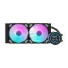 240mm radiátor Darkflash DN-D240 čierny — radiátor vodného chladenia pre PC systémy kvapalinového chladenia