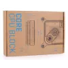 Vodný blok Alphacool Core 1 Aurora Carbon Brass Copper Nickel Black 72mm
