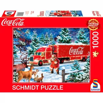 Puzzle Schmidt Spiele Coca Cola Christmas Truck 1000 dielikov