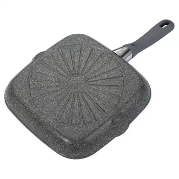 Grilovacia panvica BALLARINI 75002-941-0 hranatá sivá 28 cm