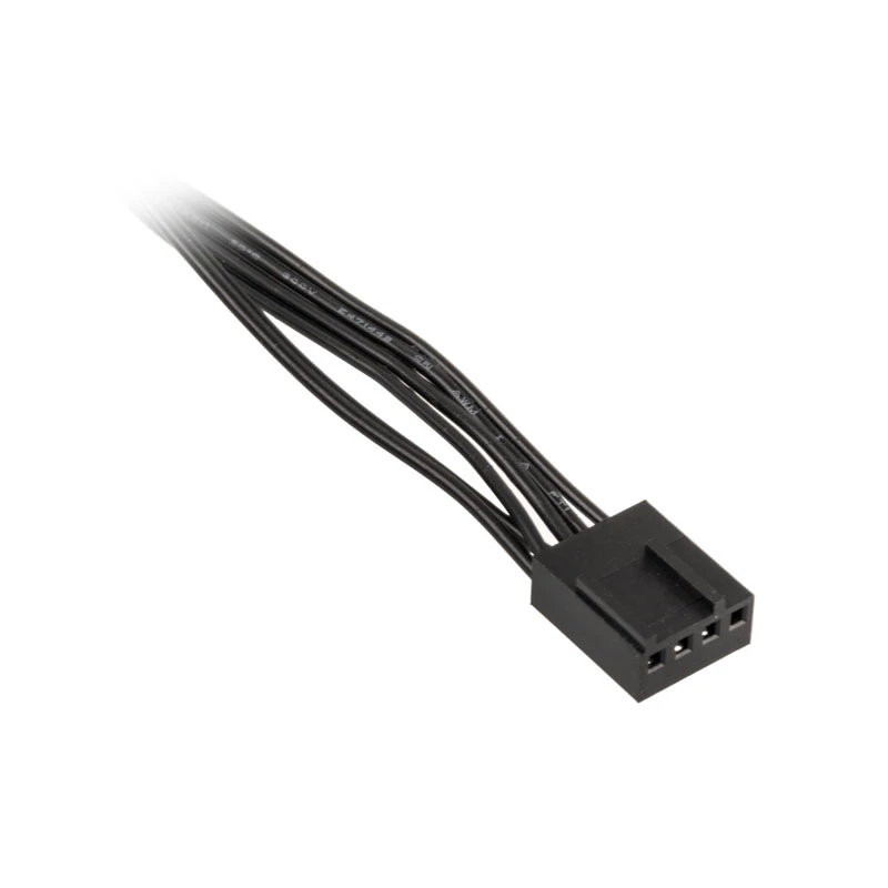 Kábel Y pre ventilátory Kolink 1-na-4 PWM 35 cm, 4-pin PWM na 4×4-pin PWM + SATA