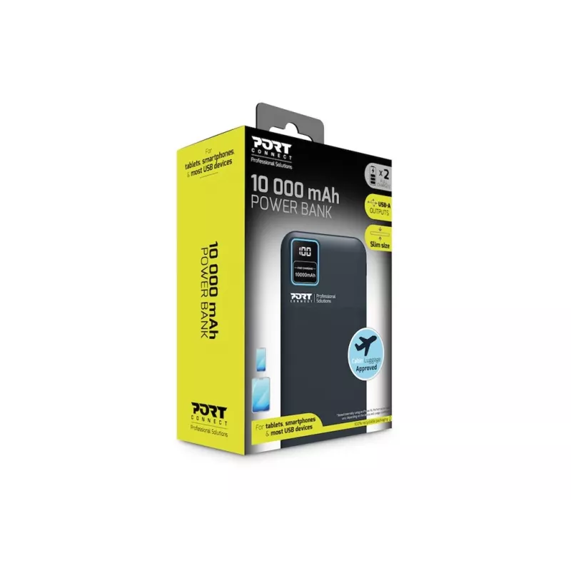 Prenosná powerbanka Port Designs 907001 10000 mAh Quick Charge