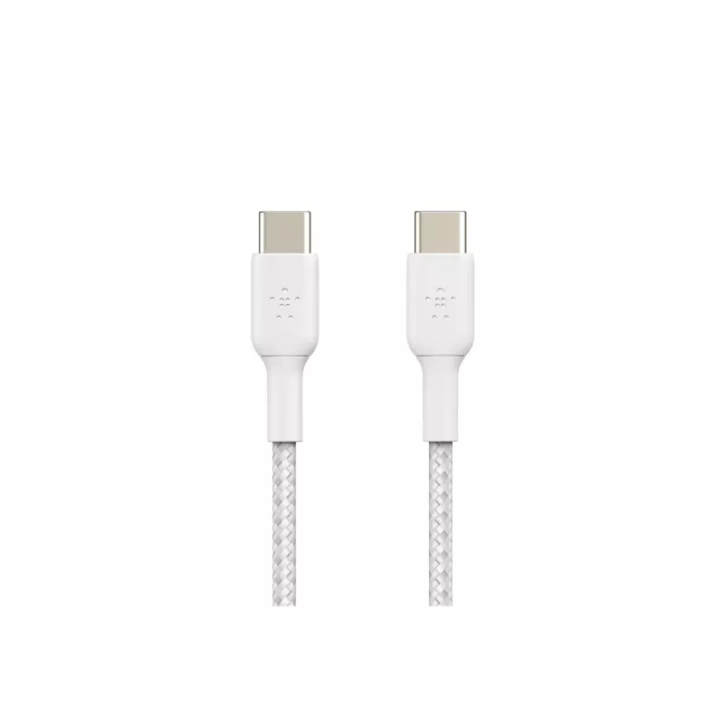 Belkin BOOST CHARGE - USB kábel - 24-pin USB-C (M) na 24-pin USB-C (M) - USB 2.0 - 2 m - biely