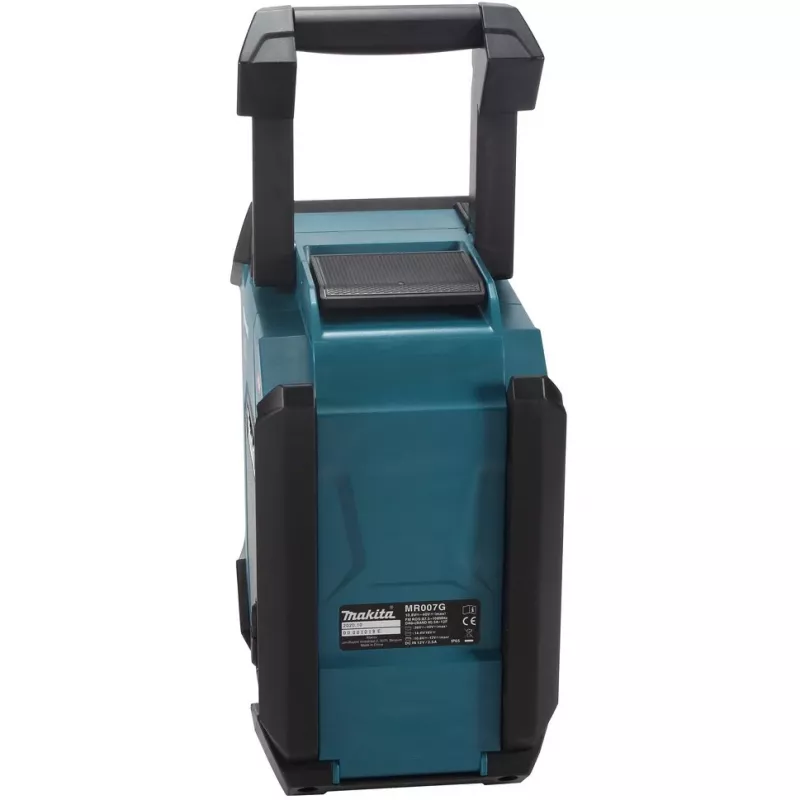 Makita MR007GZ Akumulátorové stavebné rádio, DAB+/FM, 18V-40V, čierno/zelené