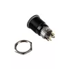 DimasTech vandalizmus spínač/tlačidlo 19mm Blackline Dot RGB PD218