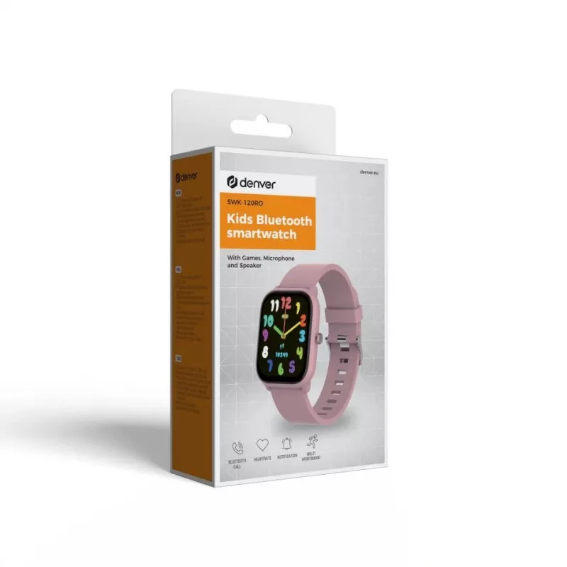 Smartwatch BT pre deti Denver SWK-120RO ružová
