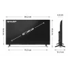 Sharp | 40HF3265E | 40 palcov | Smart TV | Google TV