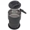 Elektrická rýchlovarná kanvica Adler AD 1377G, objem 0,6 L, 600 W, sivá, plast/silikón/nerez