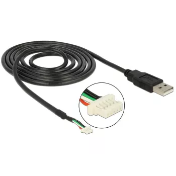Kábel ku kamere DeLOCK 95986 1,5 m čierny