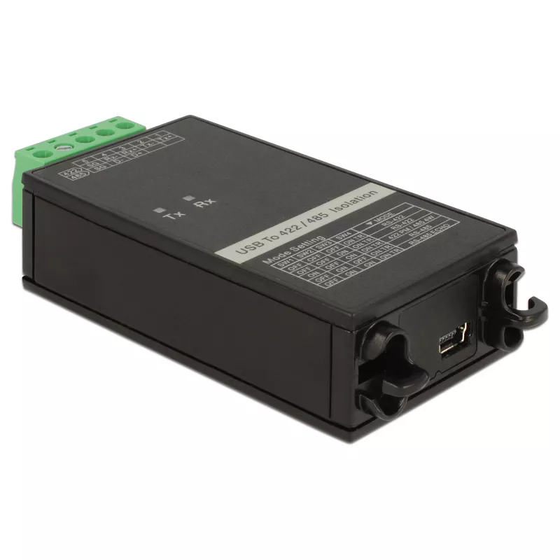 Káblový adaptér DeLOCK 62501 USB 2.0 RS-422/485 čierny zelený