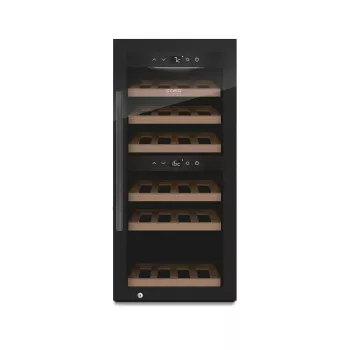 Caso | Smart Wine Cooler | WineExclusive 24 | Energetická trieda G | Vitrína | Kapacita fliaš 24 fliaš | Chladiaca technológia Kompresor | Čierna