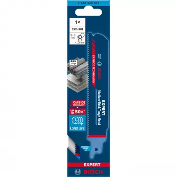 Bosch EXPERT ‘MEDIUM-THICK TOUGH METAL’ S 955 HHM Čepeľ na sablovú pílu uhlíková oceľ (HCS) 1 ks
