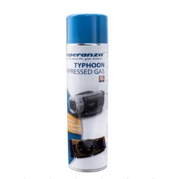Sprej so stlačeným vzduchom ESPERANZA ES118 600 ml, modrá/biela, 1 ks