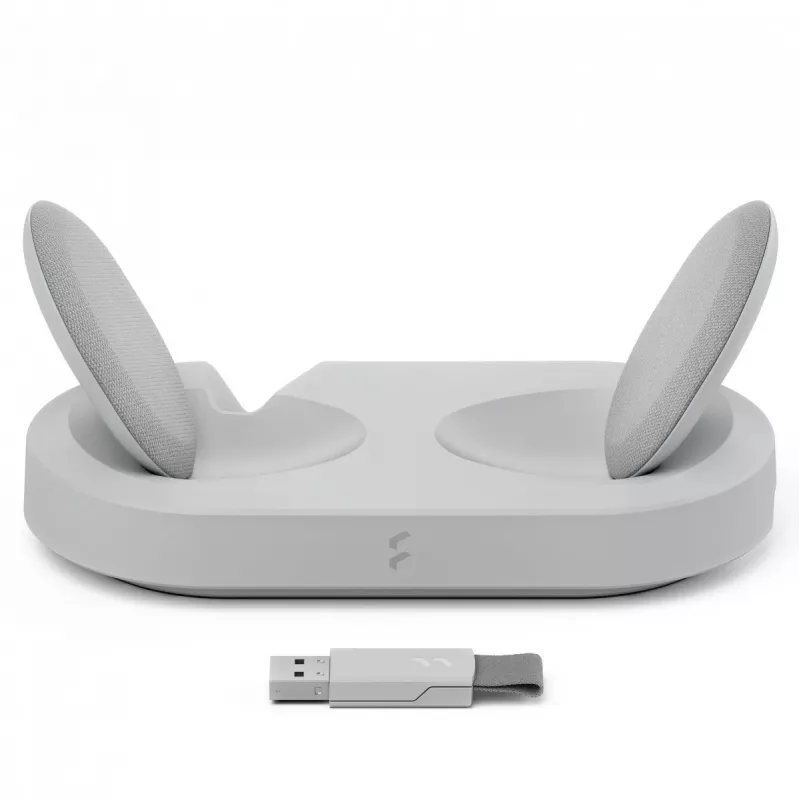 Fractal Design Scape headset káblový & bezdrôtový hlavový most hudba nabíjacia stanica sivá