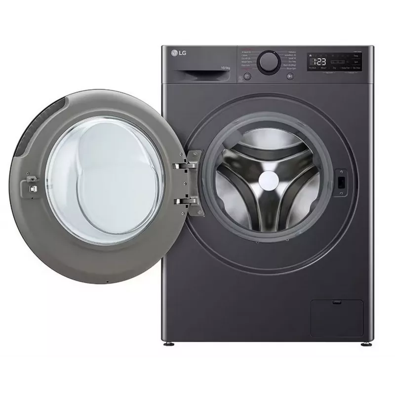 LG F4DR510S2M práčka so sušičkou 10 kg / 6 kg 1400 ot/min čierna