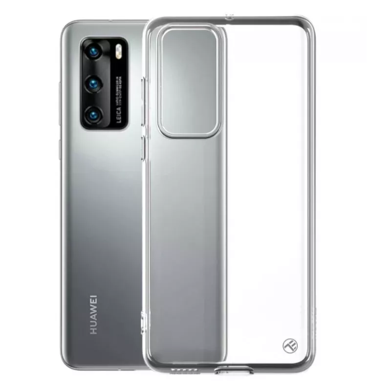 Ochranné puzdro zo silikónu Tellur pre Huawei P40, transparentné