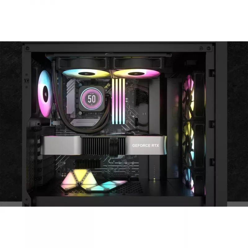 Corsair CW-9060074-WW chladiaci systém počítača chladič procesora all-in-one kvapalinový 12 cm čierny 1 kus