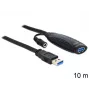 USB kábel DeLOCK USB3.0-A - USB3.0-A 10m
