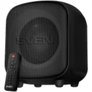 Reproduktor SVEN PS-555, čierny, výstupný výkon 65 W (RMS), TWS, Bluetooth, USB, microSD, diaľkový ovládač, lítiová batéria