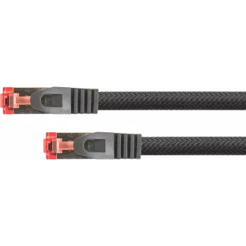 Python 8063PY-250S Ethernet patch kábel čierna