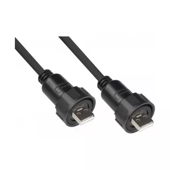 Good Connections priemyselná zástrčka S4 USB 2.0 kábel, USB-A na Mini-USB, 1 m (IC04-U202)