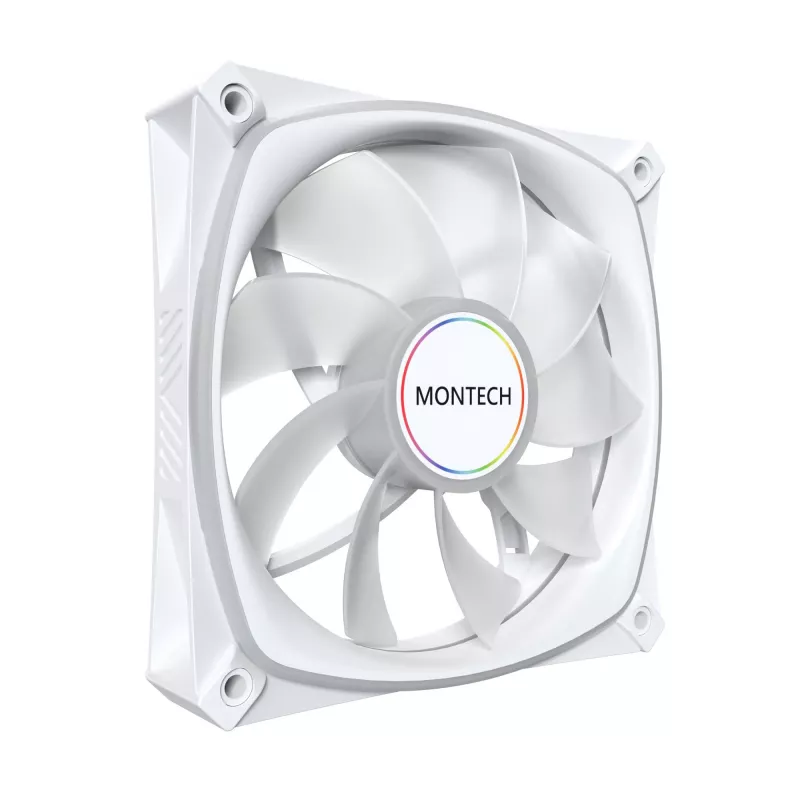 MONTECH RX120 PRO biely 120mm ARGB ventilátor skrine