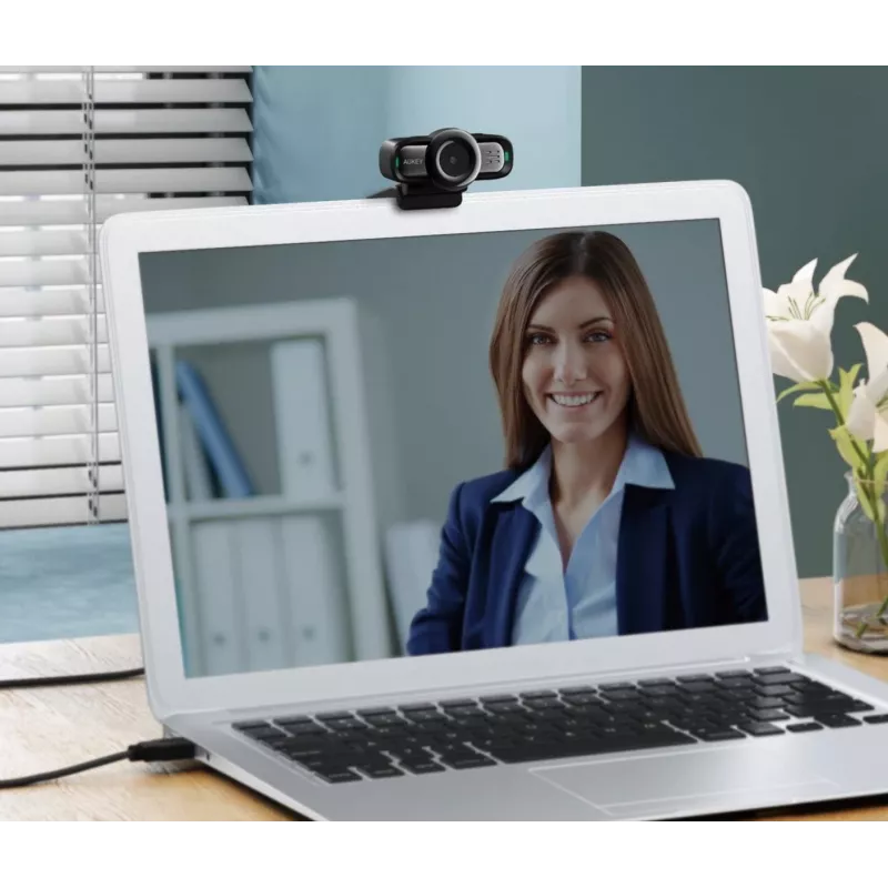 Webkamera AUKEY PC-LM3 2 MP 1920 x 1080 pixelov USB 2.0 čierna