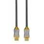 HDMI kábel IBOX HD08 2 m, HDMI typu A konektor samec–samec, HDMI 2.1, strieborný