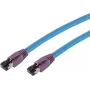 Sieťový kábel S/CONN 08-40071 modrý 10m Cat8 S/FTP