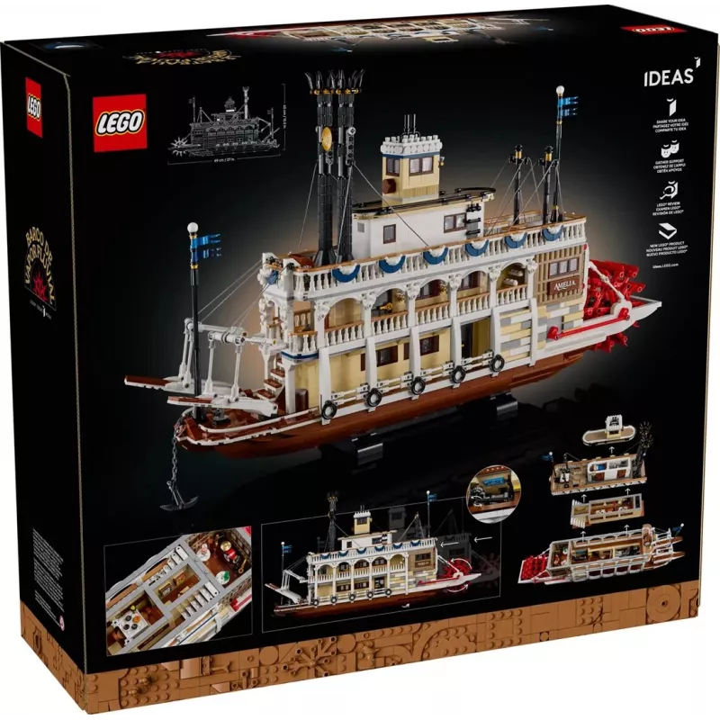 LEGO IDEAS 21356 riečny parník