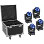 Svietidlo EUROLITE TMH-H240 Beam Wash Flower Effect 4x — LED efektové svetlo, kompaktná jednotka