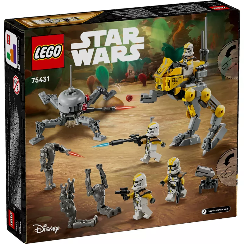 LEGO Star Wars sada 327th Star Corps Clone Troopers Battle 75431 — 258 dielov, 7 minifigúrok, vek 7+
