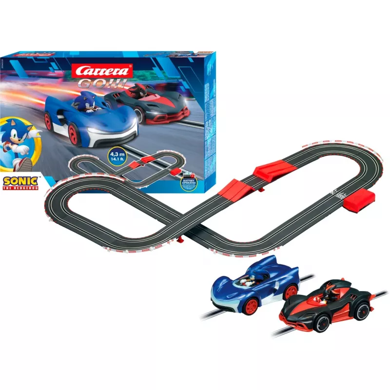 CARRERA GO Sonic dráha 4,3 m + šikmá zákruta 20063520