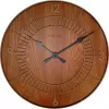 NeXtime hodiny 3113br Wood Round, Ø50 cm, nástenné hodiny, hnedé