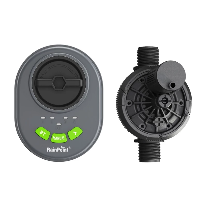 Ovládanie zavlažovania RainPoint HIC406B — 4-zónové ovládanie cez Bluetooth aplikáciu