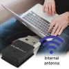 Kompaktný bezdrôtový mini USB Wi-Fi adaptér QOLTEC 57007 – Single-Band 2,4 GHz, až do 150 Mbit/s, interná anténa