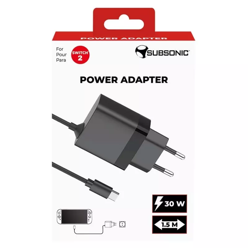 Napájací zdroj SUBSONIC SA5713 pre Switch 1/2 15V 2,5A